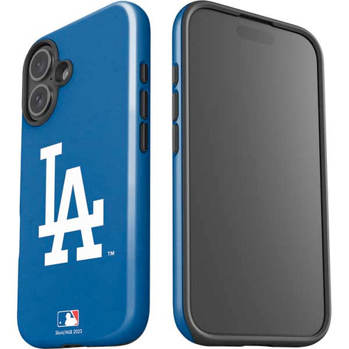 MLB Los Angeles Dodgers - Solid Distressed iPhone 17 Impact Case
