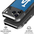 MLB Los Angeles Dodgers - Solid Distressed iPhone 17 Pro Clear Case
