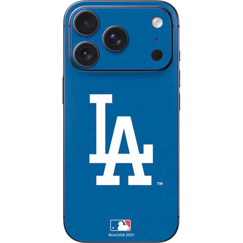 MLB Los Angeles Dodgers - Solid Distressed iPhone 17 Pro Skin
