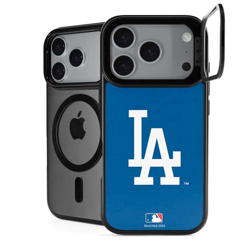 MLB Los Angeles Dodgers - Solid Distressed iPhone 18 Pro Kickstand Case