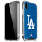 MLB Los Angeles Dodgers - Solid Distressed iPhone X/XS Clear Case