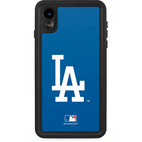MLB Los Angeles Dodgers - Solid Distressed iPhone Cases
