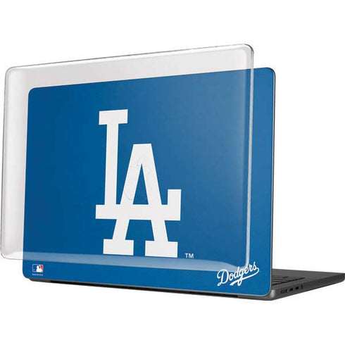 MLB Los Angeles Dodgers - Solid Distressed MacBook Pro 14in (2021-24) Case plus Skin