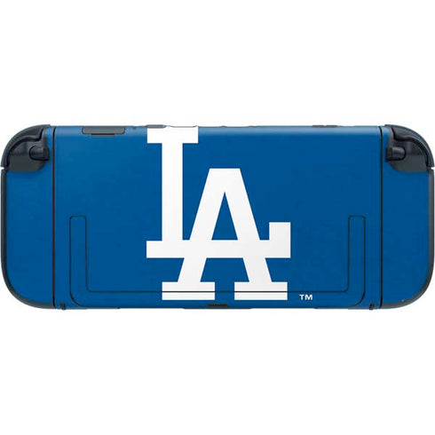 MLB Los Angeles Dodgers - Solid Distressed Nintendo Switch 2 (2025) with Joy-Con Skin