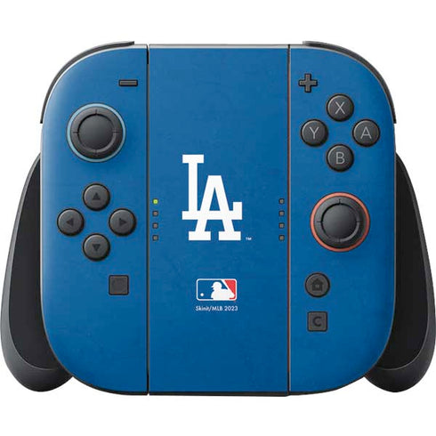 MLB Los Angeles Dodgers - Solid Distressed Nintendo Skins