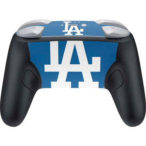MLB Los Angeles Dodgers - Solid Distressed Nintendo Switch 2 (2025) Pro Controller Skin