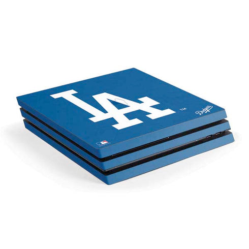 MLB Los Angeles Dodgers - Solid Distressed PlayStation PS4 Skins