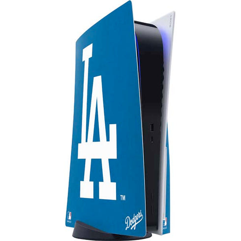 MLB Los Angeles Dodgers - Solid Distressed PlayStation PS5 Skins