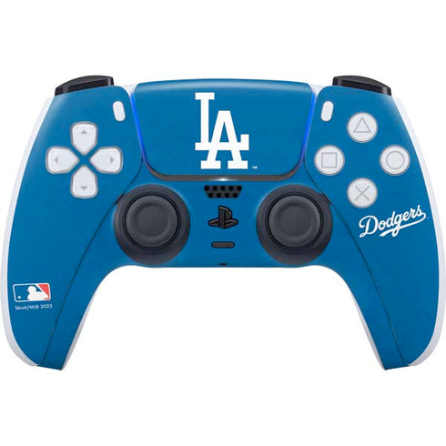 MLB Los Angeles Dodgers - Solid Distressed PlayStation PS5 Skins