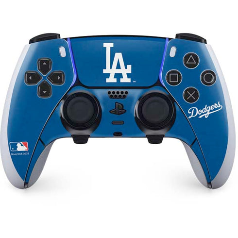 MLB Los Angeles Dodgers - Solid Distressed PS5 DualSense Edge Pro Controller Skin
