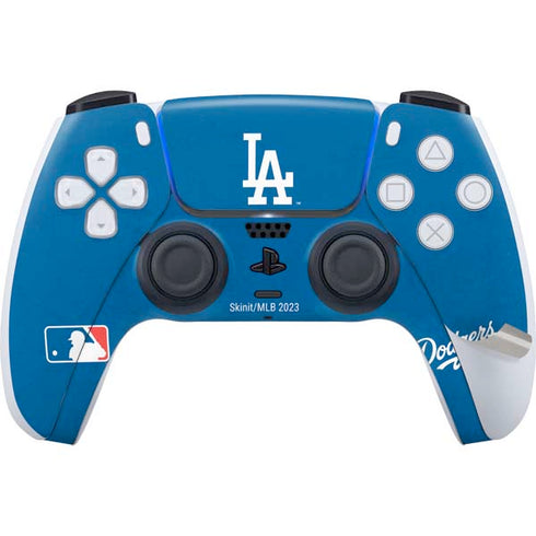 MLB Los Angeles Dodgers - Solid Distressed PS5 Pro Disk Bundle Skin