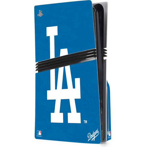 MLB Los Angeles Dodgers - Solid Distressed PlayStation PS5 Skins