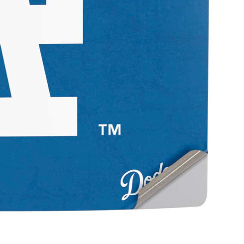 MLB Los Angeles Dodgers - Solid Distressed PS5 Pro Disk Console Skin