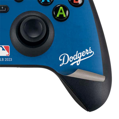 MLB Los Angeles Dodgers - Solid Distressed Xbox Series X Bundle Skin