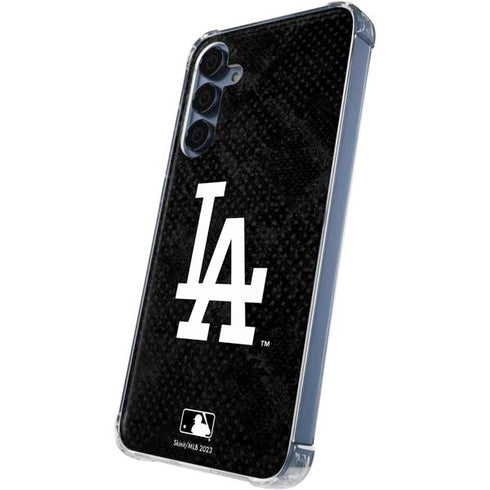 MLB Los Angeles Dodgers Dark Wash Galaxy A55 5G Clear Case