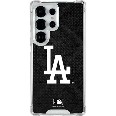 MLB Los Angeles Dodgers Dark Wash Galaxy S25 Ultra Clear Case
