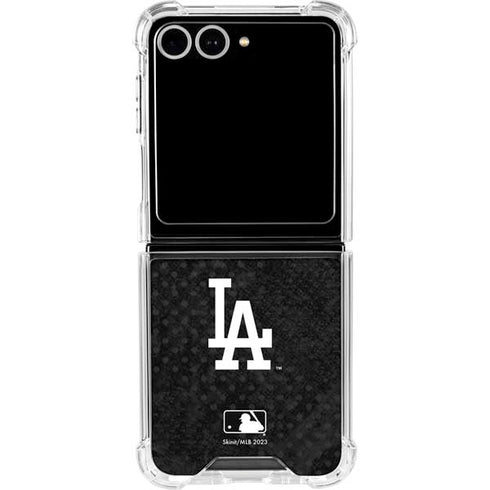 MLB Los Angeles Dodgers Dark Wash Galaxy Z Flip7 Clear Case
