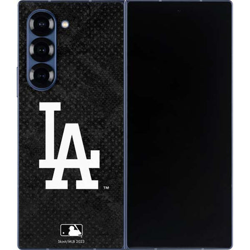 MLB Los Angeles Dodgers Dark Wash Galaxy Z Fold6 Skin