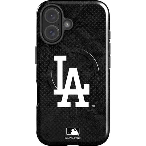 MLB Los Angeles Dodgers Dark Wash iPhone 16 Magsafe Impact Case