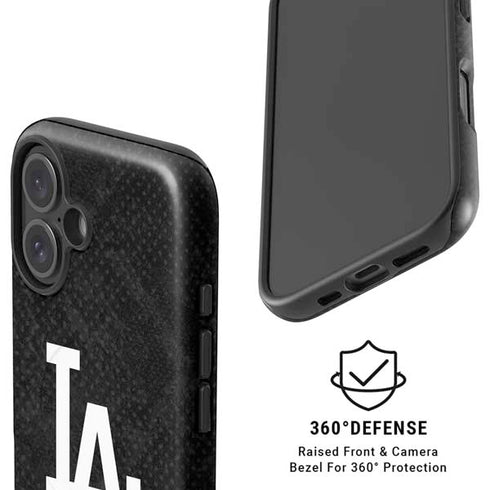 MLB Los Angeles Dodgers Dark Wash iPhone 16 Magsafe Impact Case