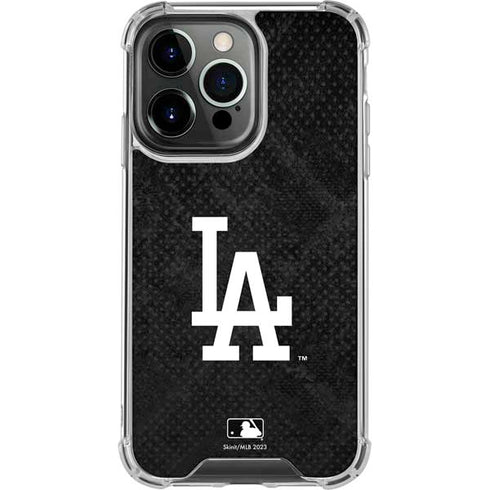 MLB Los Angeles Dodgers Dark Wash iPhone 16 Pro Clear Case