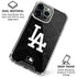 MLB Los Angeles Dodgers Dark Wash iPhone 16 Pro Max Clear Case