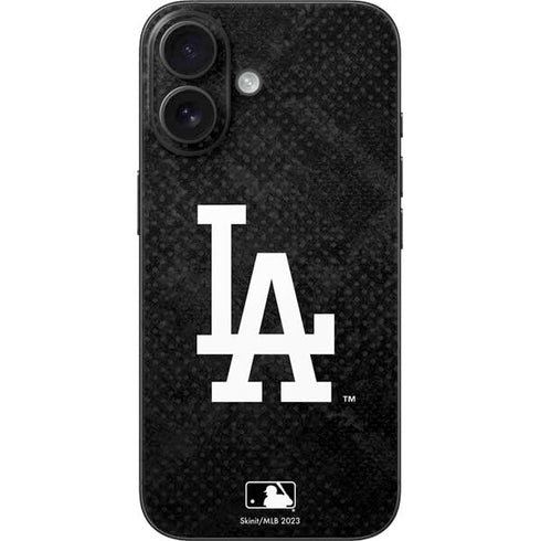 MLB Los Angeles Dodgers Dark Wash iPhone 16 Skin