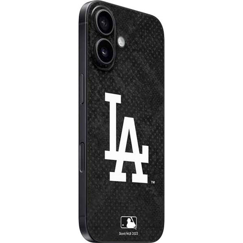 MLB Los Angeles Dodgers Dark Wash iPhone 16 Skin