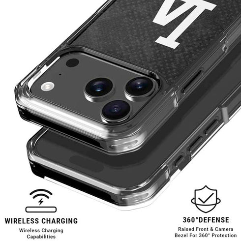 MLB Los Angeles Dodgers Dark Wash iPhone 17 Pro Max Clear Case