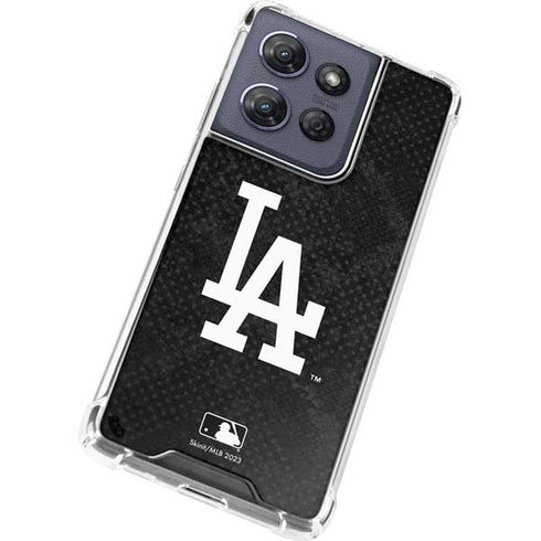 MLB Los Angeles Dodgers Dark Wash Moto G 5G (2025) Clear Case