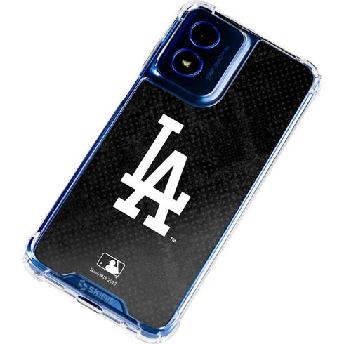 MLB Los Angeles Dodgers Dark Wash Moto G 5G (2024) Clear Case