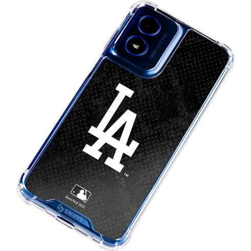 MLB Los Angeles Dodgers Dark Wash Moto G Play 4G (2024) Clear Case