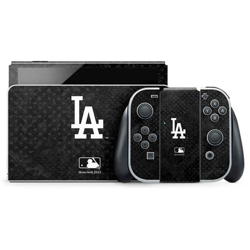 MLB Los Angeles Dodgers Dark Wash Nintendo Skins