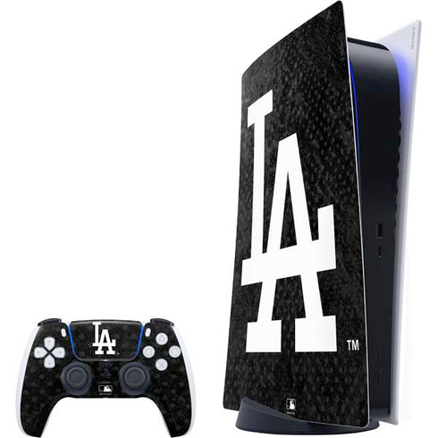 MLB Los Angeles Dodgers Dark Wash PlayStation PS5 Skins
