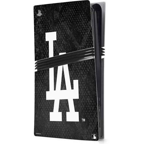 MLB Los Angeles Dodgers Dark Wash PS5 Pro Console Skin