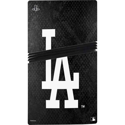 MLB Los Angeles Dodgers Dark Wash PS5 Pro Console Skin