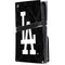MLB Los Angeles Dodgers Dark Wash PS5 Pro Disk Console Skin