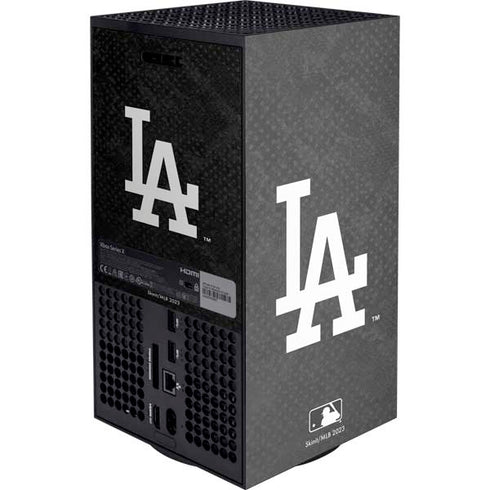 MLB Los Angeles Dodgers Dark Wash XBox Series X Digital Edition Console Skin