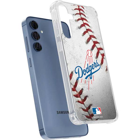 MLB Los Angeles Dodgers Game Ball Galaxy A55 5G Clear Case