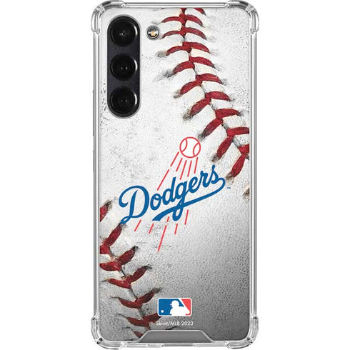 MLB Los Angeles Dodgers Game Ball Galaxy S24 FE Clear Case