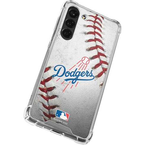 MLB Los Angeles Dodgers Game Ball Galaxy S24 FE Clear Case
