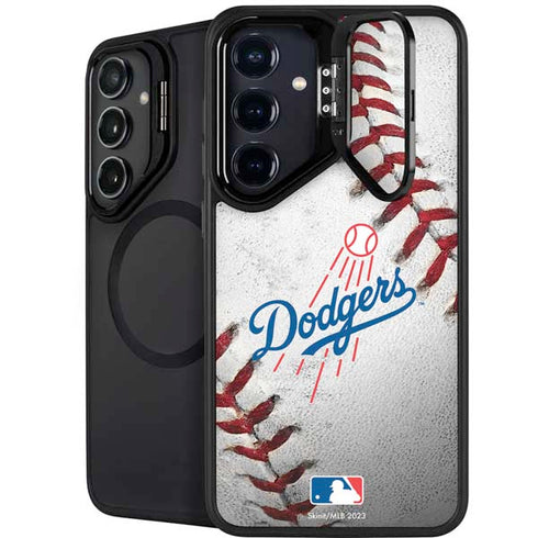 MLB Los Angeles Dodgers Game Ball Galaxy S24 FE Kickstand Case