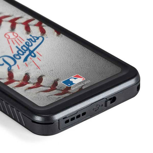 MLB Los Angeles Dodgers Game Ball Galaxy S24 Plus Waterproof Case