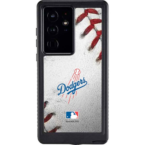 MLB Los Angeles Dodgers Game Ball Galaxy S24 Ultra Waterproof Case