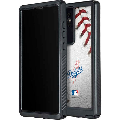 MLB Los Angeles Dodgers Game Ball Galaxy S24 Ultra Waterproof Case