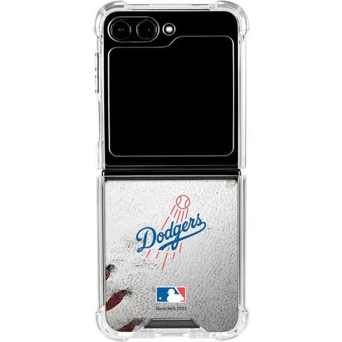 MLB Los Angeles Dodgers Game Ball Galaxy Z Flip6 Clear Case