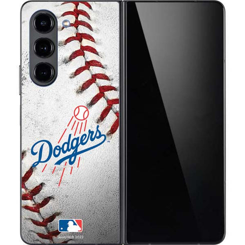 MLB Los Angeles Dodgers Game Ball Galaxy Z Fold5 5G Skin