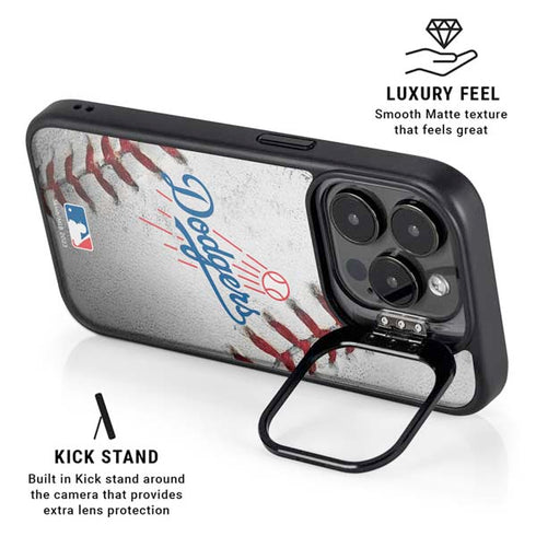 MLB Los Angeles Dodgers Game Ball iPhone 13 Pro Kickstand Case