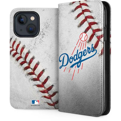 MLB Los Angeles Dodgers Game Ball iPhone 14 Folio Case