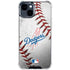 MLB Los Angeles Dodgers Game Ball iPhone 15 Clear Case